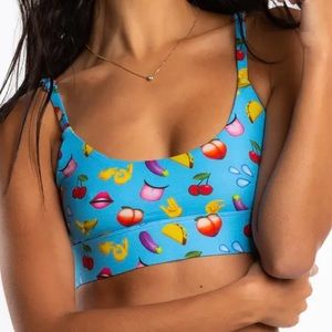- New Innuendo Emoji Bralet Sz Medium